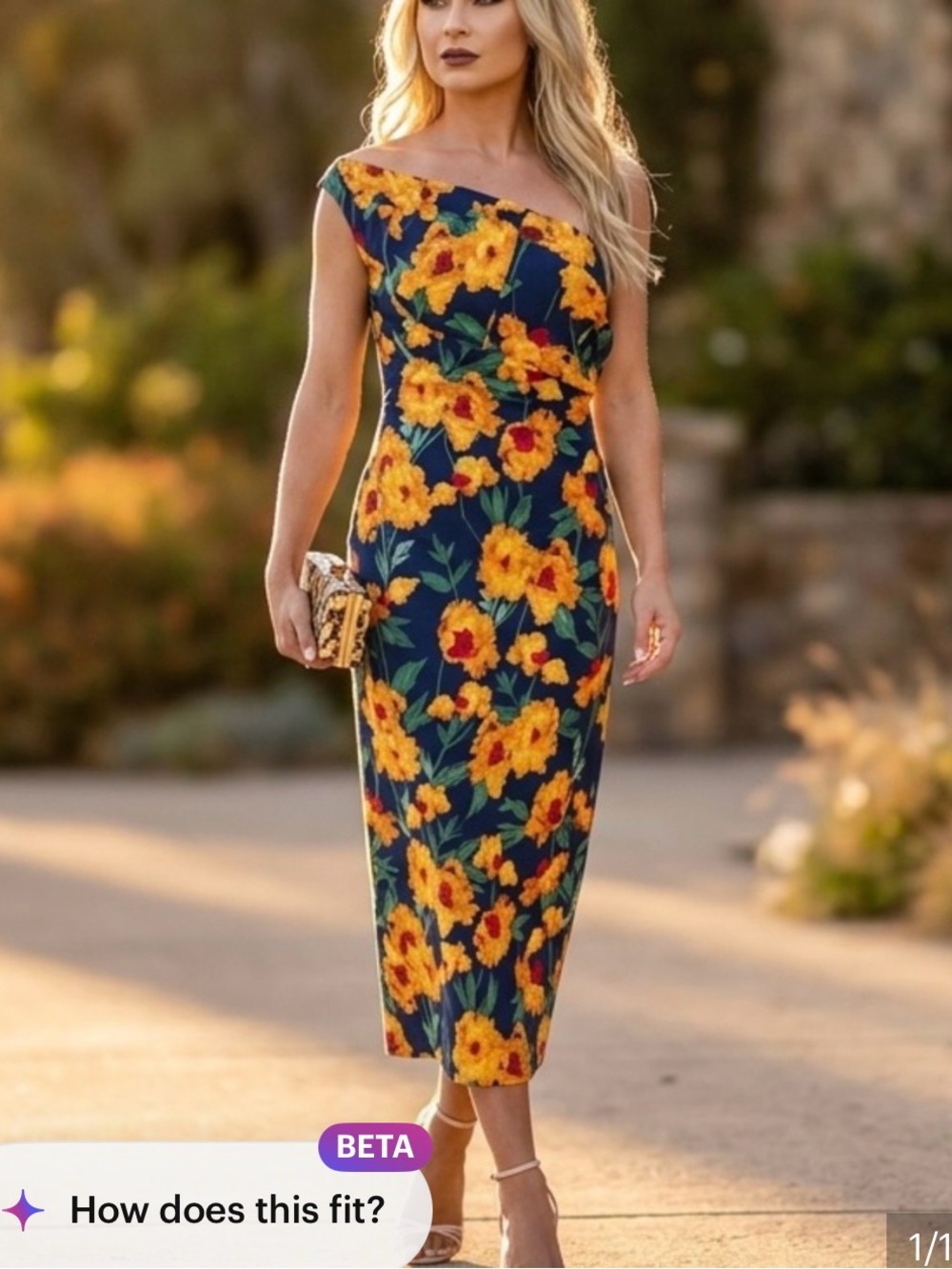 Tuckernuck Hyacinth House Navy Floral Ruffle Margot Maxi Dress Large Navy NWT - Picture 2 of 11
